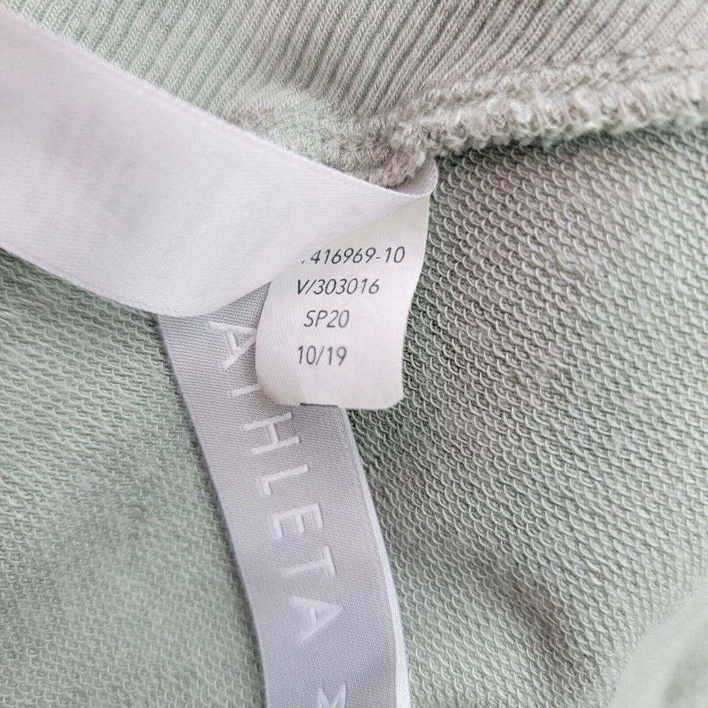 Athleta M Opal Green Nirvana Wear Two Ways Wrap Lightweight Draped Front Cardi - Picture 7 of 7